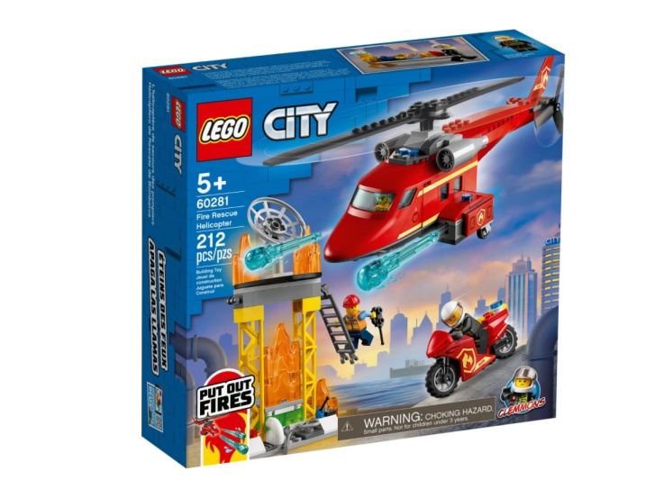 60281 Lego City – Hasičský vrtulník