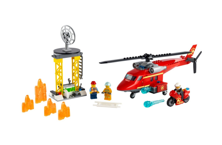 60281 Lego City – Hasičský vrtulník