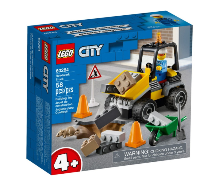 60284 Lego City – Náklaďák silničářů