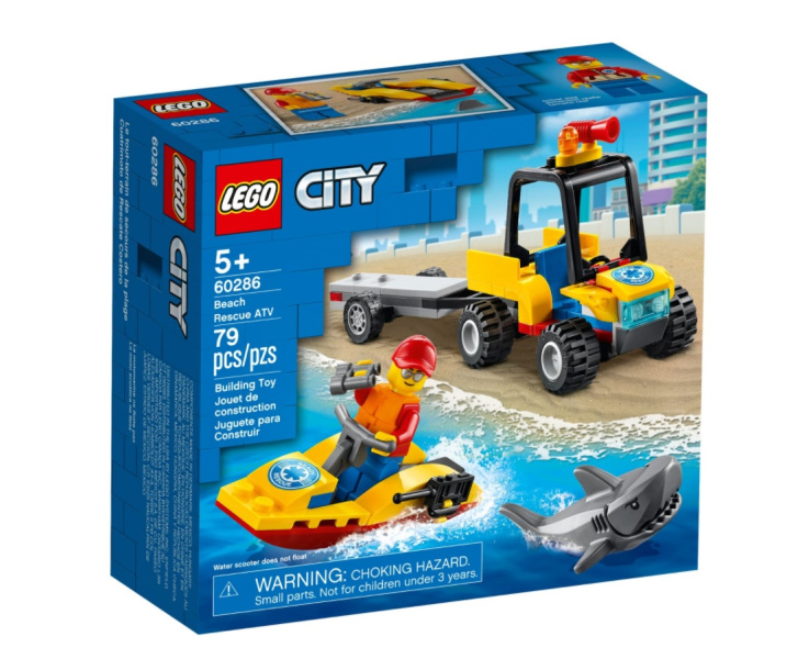 60286 LEGO CITY - Záchranná plážová čtyřkolka