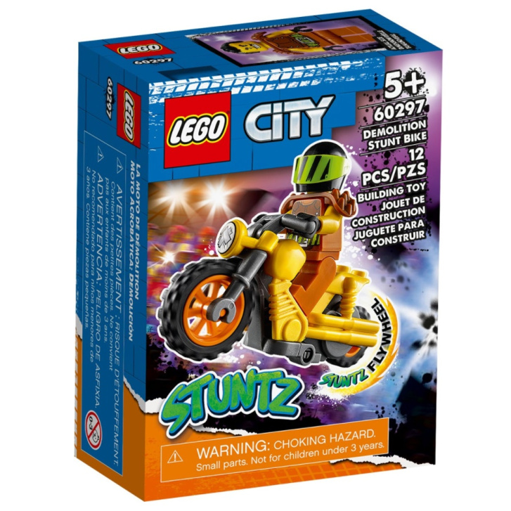 60297 Lego City - Kaskadérské demoliční motorka