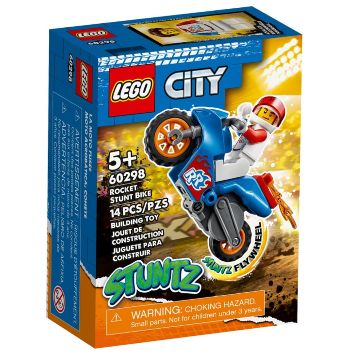 60298 LEGO CITY - Kaskadérská motorka s raketovým pohonem