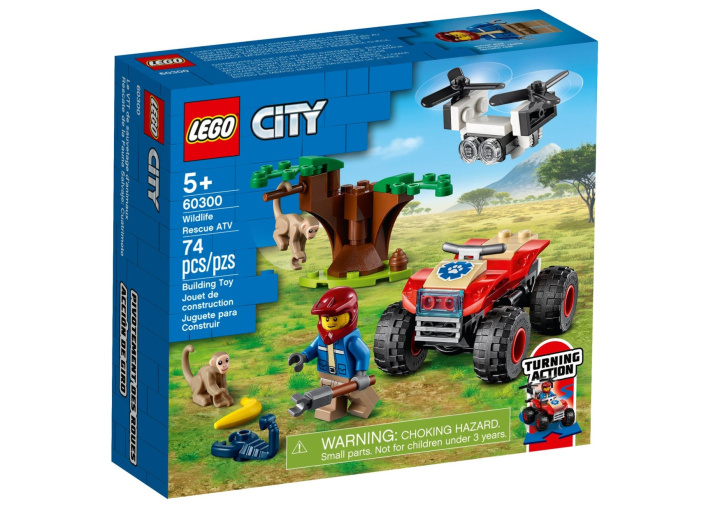 60300 Lego City – Záchranářská čtyřkolka v divočine