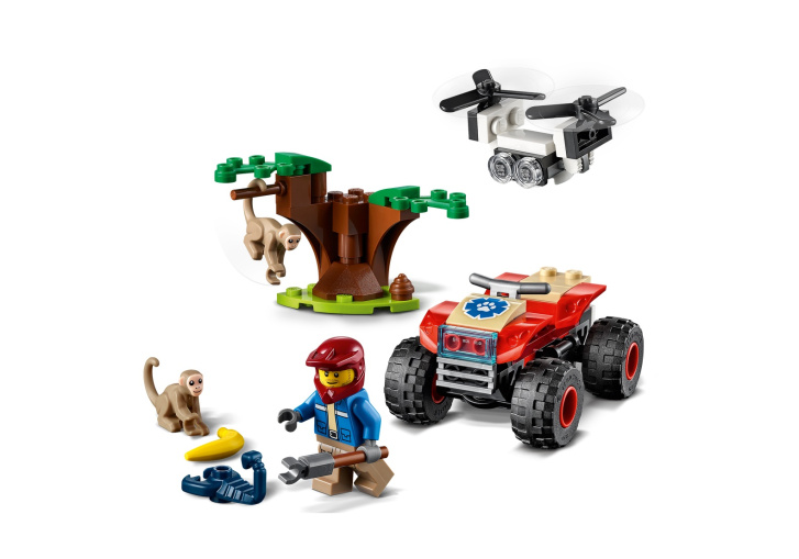 60300 Lego City – Záchranářská čtyřkolka v divočine