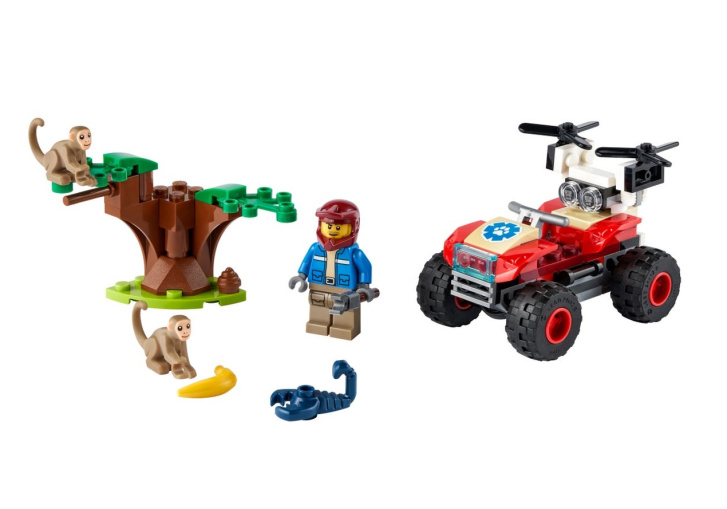 60300 Lego City – Záchranářská čtyřkolka v divočine