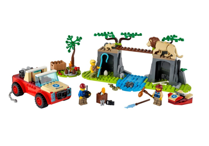 60301 Lego City - Záchranářské terénní auto do divočiny