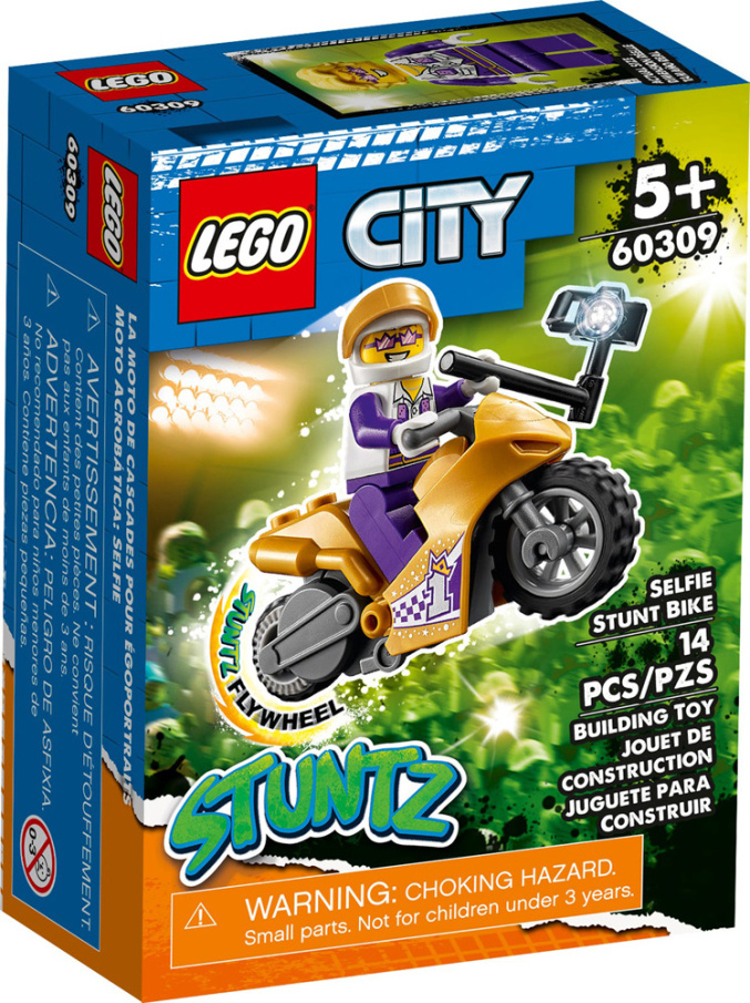 60309 Lego City Stunz – Kaskadérská motorka se selfie tyčí