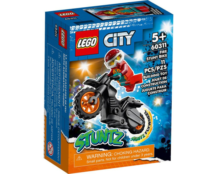 60311 Lego City Stunz – Ohnivá kaskadérská motorka