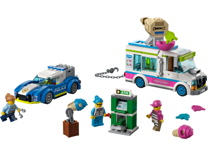 60314 Lego City – Policejní naháněčka se zmrzlinářským autem