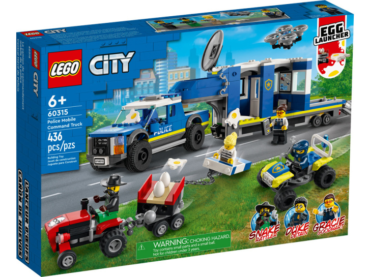 60315 Lego City– Mobilní velitelské vozidlo policie
