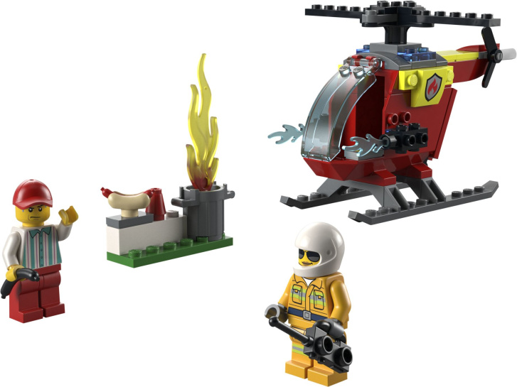Lego City-Hasičský vrtulník