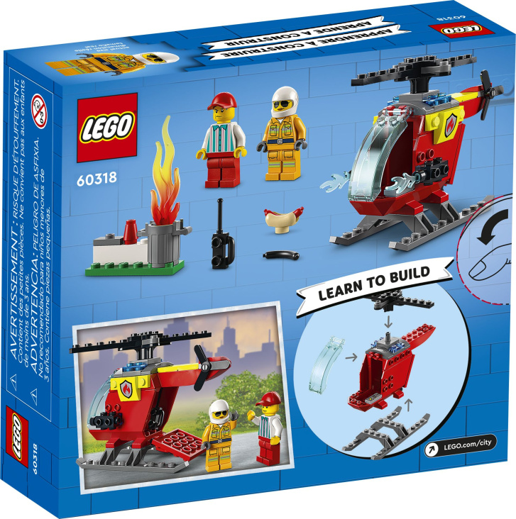 Lego City-Hasičský vrtulník