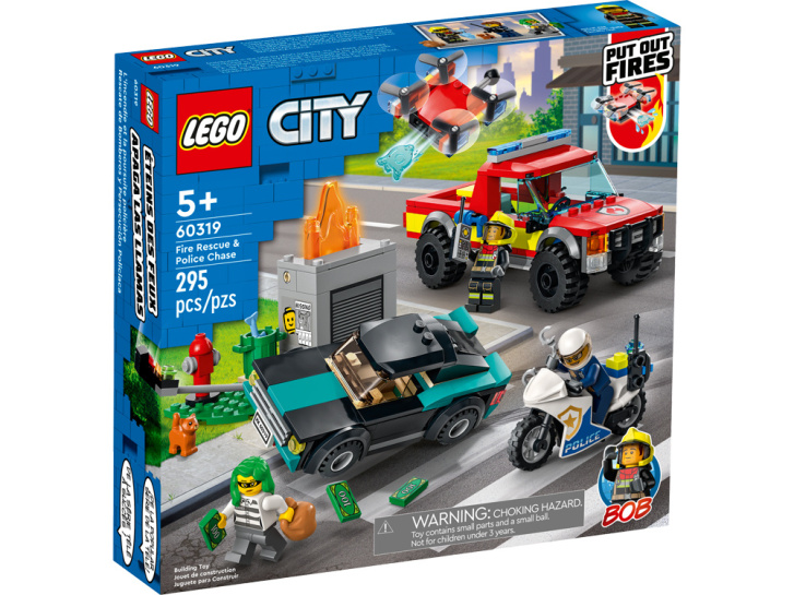 60319 Lego City – Hasiči a policejní naháněčka