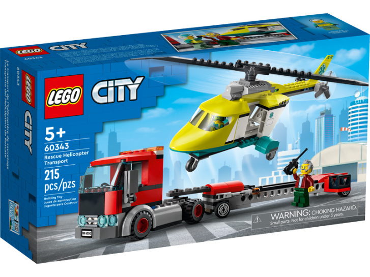 60343 Lego City– Přeprava záchranné helikoptéry