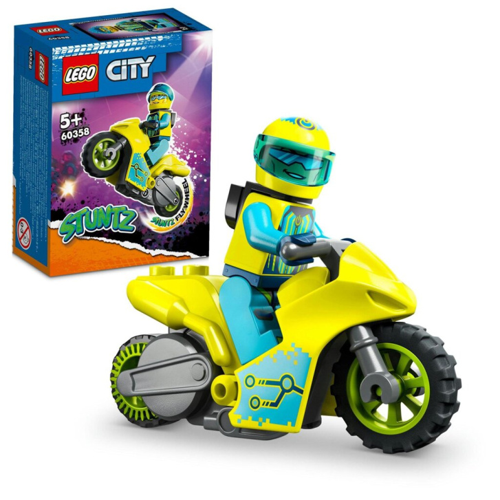 60358 Lego City- Kaskadérská Kybermotorka