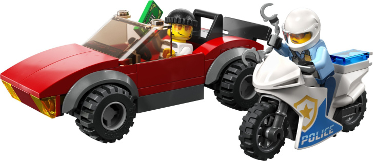 60392 Lego City – Honička auta s policejní motorkou