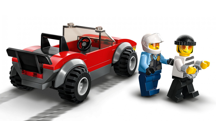 60392 Lego City – Honička auta s policejní motorkou