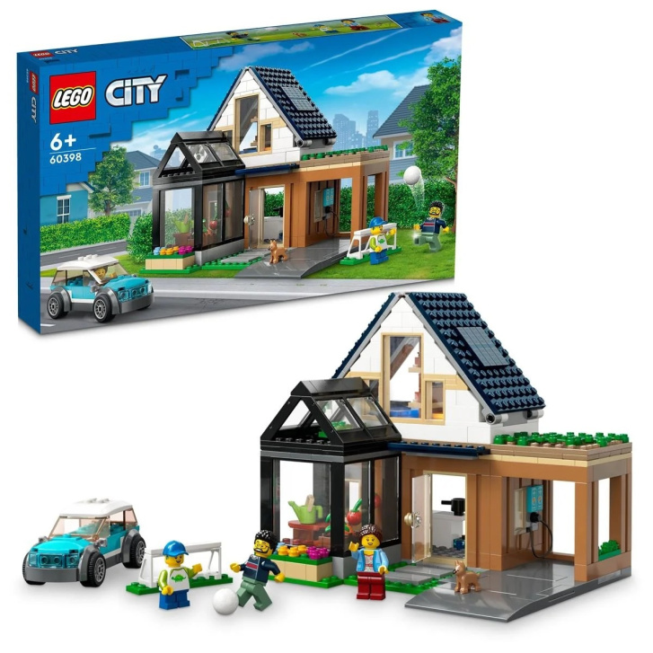 60398 Lego City- Rodinný dům a elektromobil