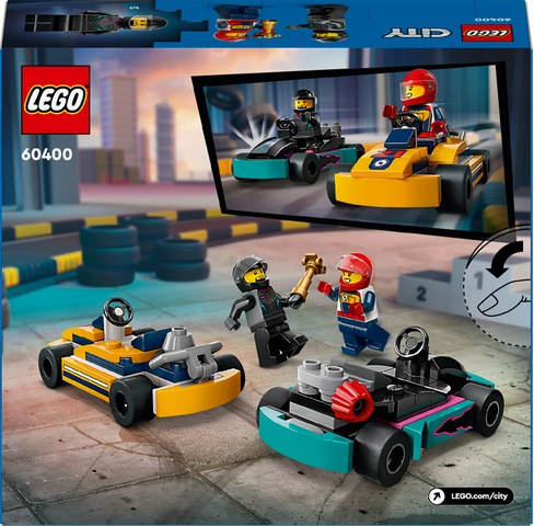 60400 Lego City – Motokáry s řidiči
