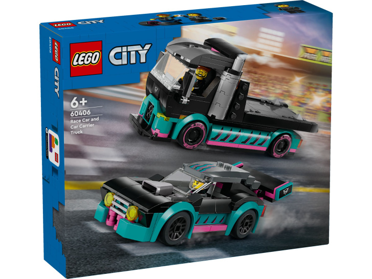 60406 Lego City – Kamion se závodním autem