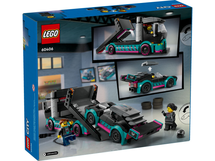 60406 Lego City – Kamion se závodním autem