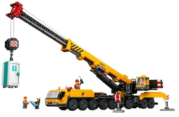 60409 Lego City – Žlutý pojízdný stavební jeřáb