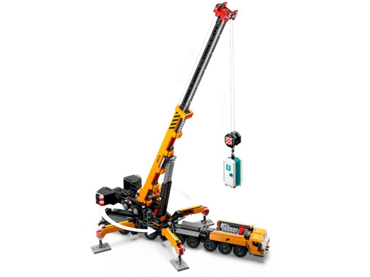 60409 Lego City – Žlutý pojízdný stavební jeřáb