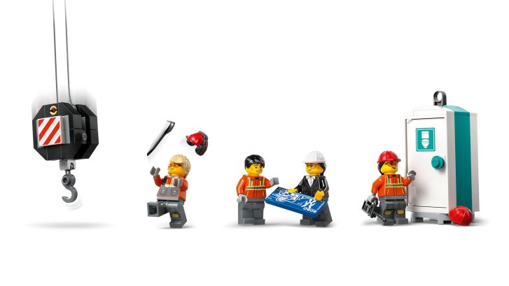 60409 Lego City – Žlutý pojízdný stavební jeřáb