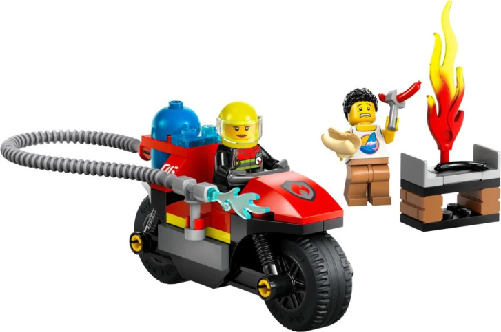 60410 Lego City – Hasičská záchranářská motorka