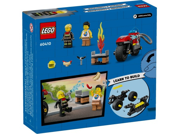 60410 Lego City – Hasičská záchranářská motorka