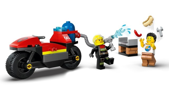 60410 Lego City – Hasičská záchranářská motorka