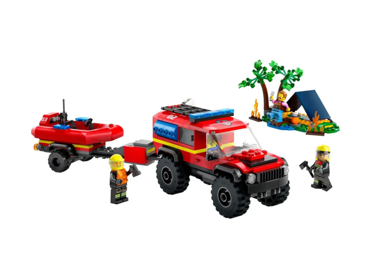 60412 Lego City – Hasičské auto 4x4 a záchranný člun