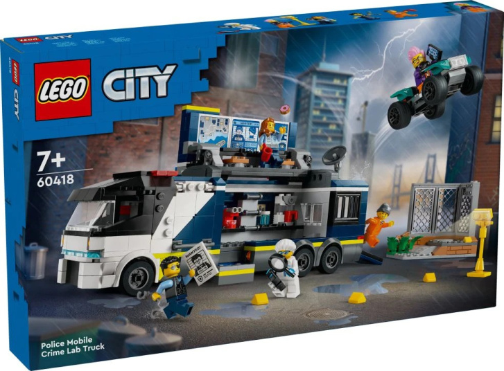 60418 Lego City – Mobilní kriminalistická laboratoř policistů