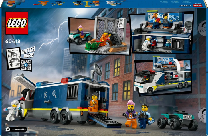 60418 Lego City – Mobilní kriminalistická laboratoř policistů