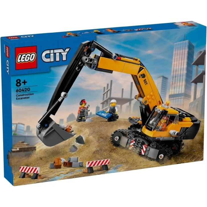60420 Lego City – Žlutý bagr
