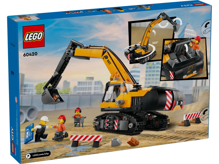 60420 Lego City – Žlutý bagr