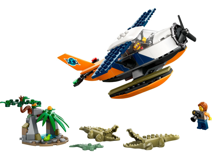 60425 Lego City – Hydroplán na průzkum džungle
