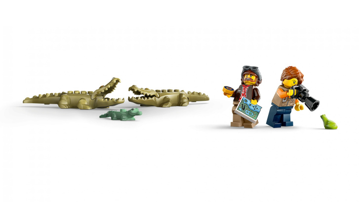 60425 Lego City – Hydroplán na průzkum džungle