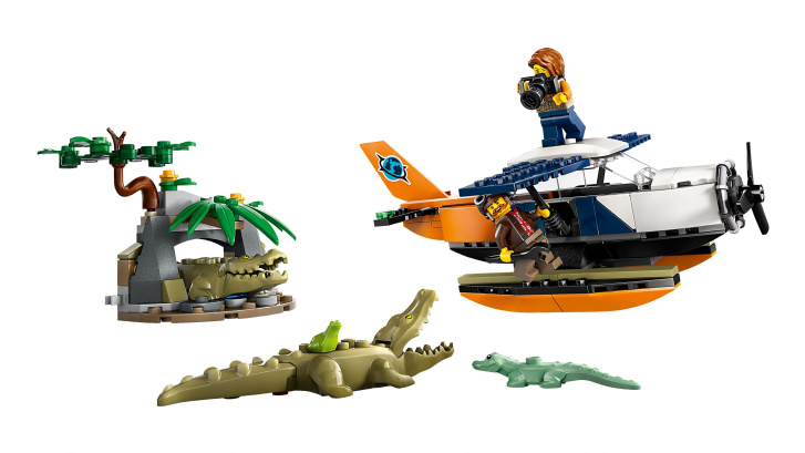 60425 Lego City – Hydroplán na průzkum džungle