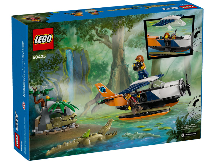 60425 Lego City – Hydroplán na průzkum džungle