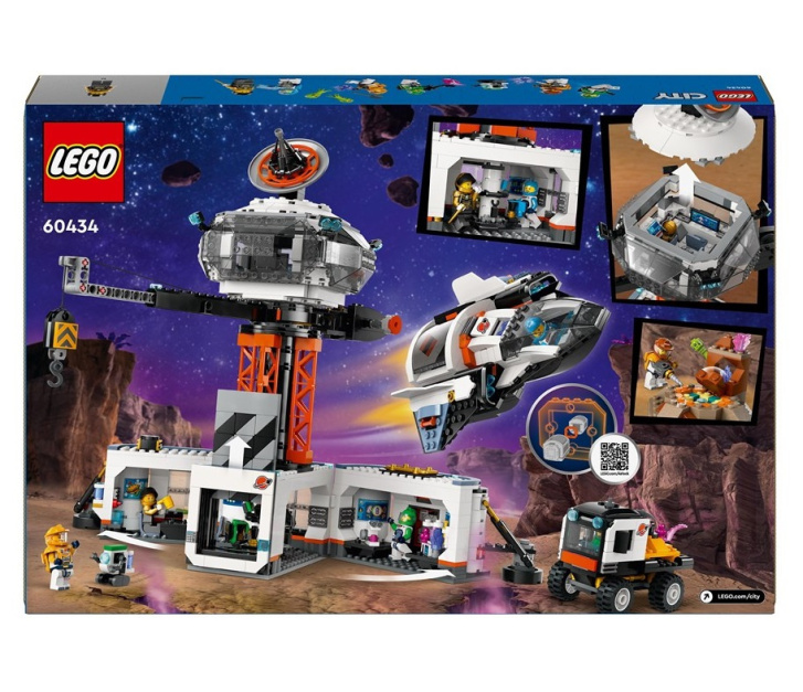 60434 Lego City – Vesmírná základna a startovací plošina pro raketu