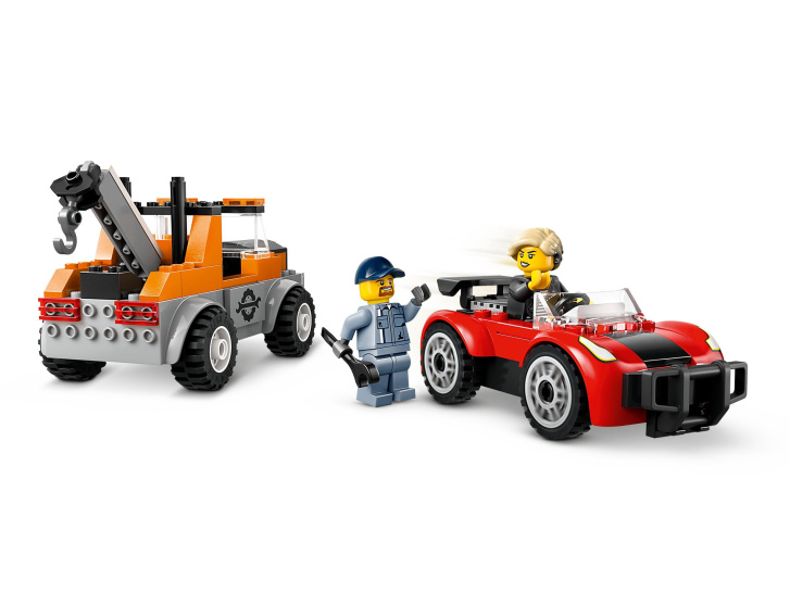60435 Lego City – Odtahový vůz a oprava sporťáka