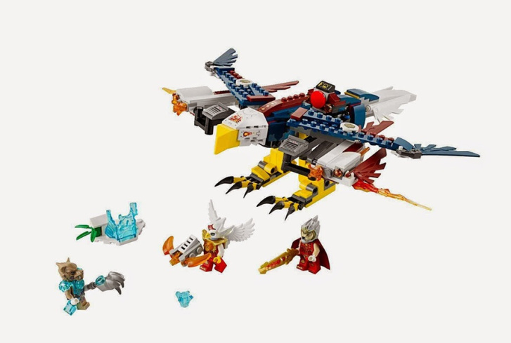 70142 LEGO CHIMA - Erisino ohnivé orlí letadlo