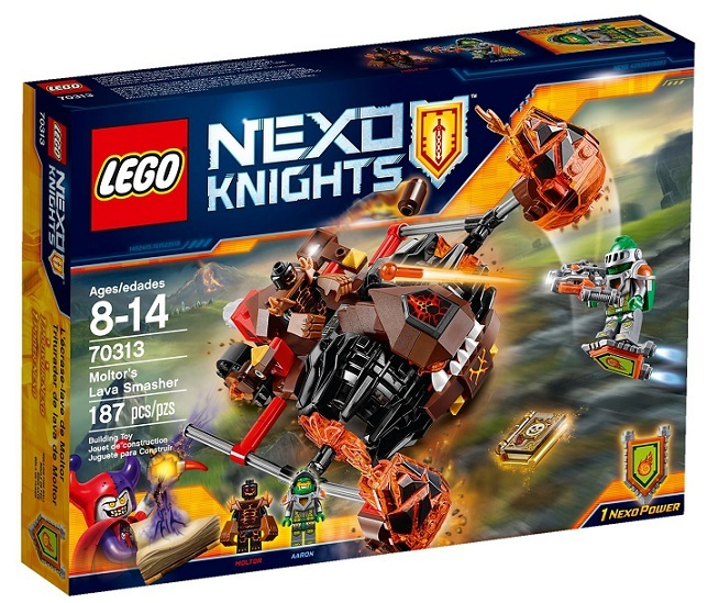 70313 LEGO NEXO KNIGHTS – Moltorův lávový drtič