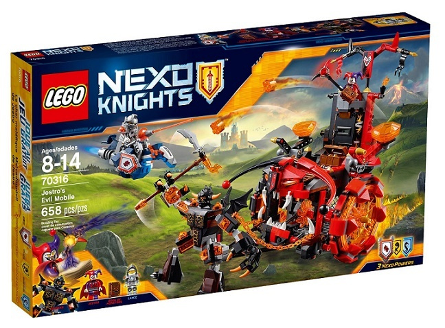 70316 LEGO NEXO KNIGHTS - Jestrovo hrozivé vozidlo