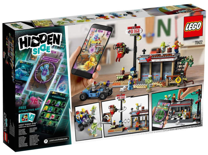 70422 LEGO HIDDEN SIDE - Útok na stánek s krevetami