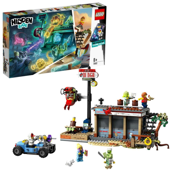 70422 LEGO HIDDEN SIDE - Útok na stánek s krevetami