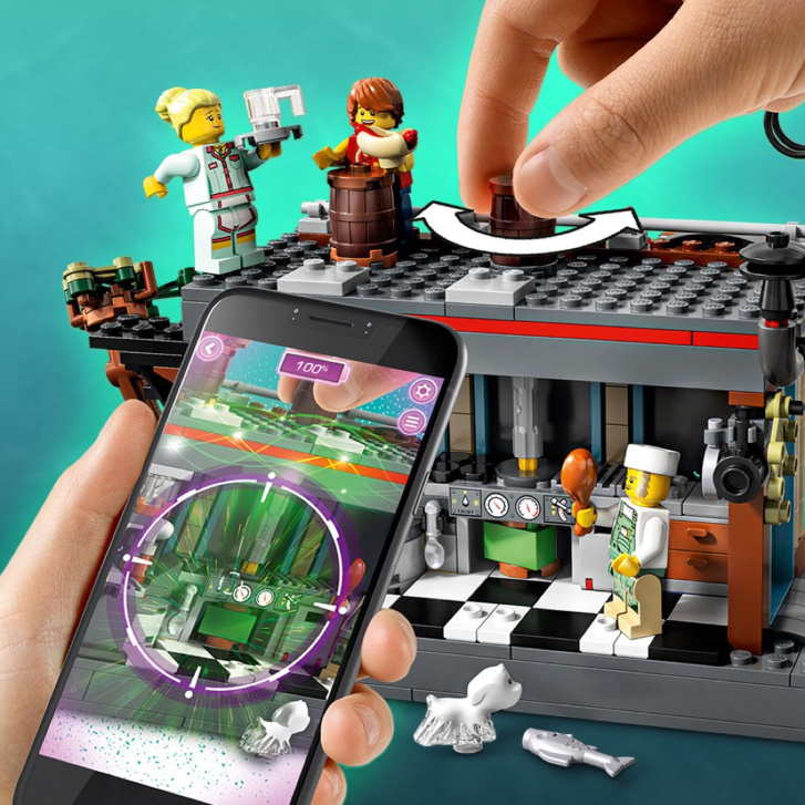 70422 LEGO HIDDEN SIDE - Útok na stánek s krevetami