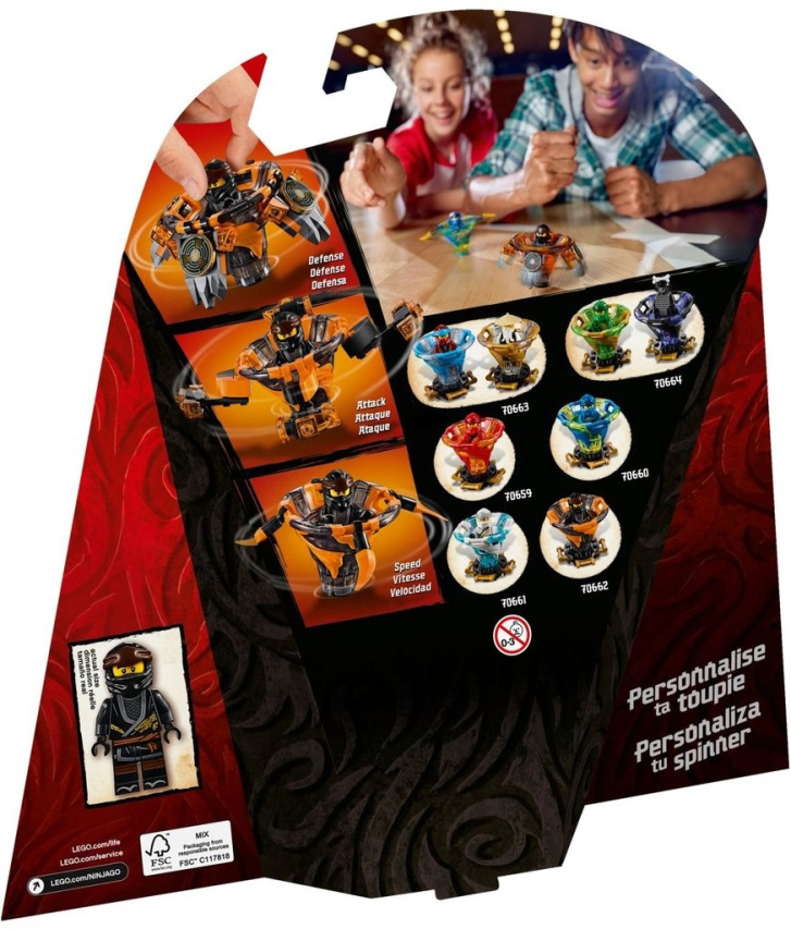 70662 LEGO NINJAGO - Spinjitzu Cole