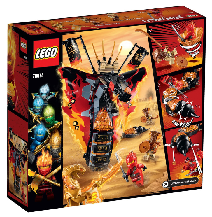 70674 LEGO NINJAGO - Ohnivý tesák